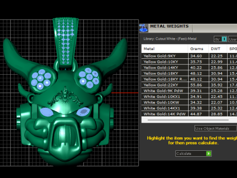 ANIMALS FACES PENDANT Model Cetak 3D