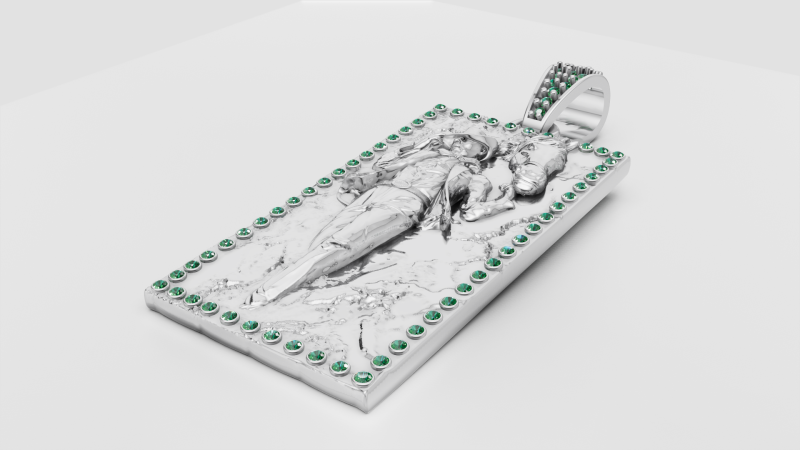 SQUAR MEN JOKER PENDANT Modello di stampa 3D .c4d .max .obj .3ds .fbx .stl .blend 
