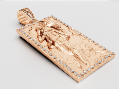 SQUAR MEN JOKER PENDANT Modello di stampa 3D