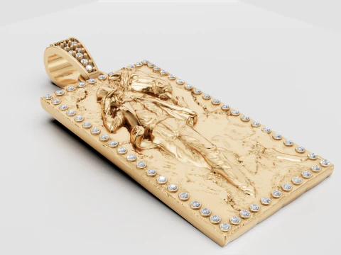 SQUAR MEN JOKER PENDANT 3D Print Model