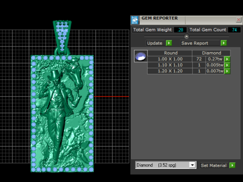 SQUAR MEN JOKER PENDANT Modello di stampa 3D