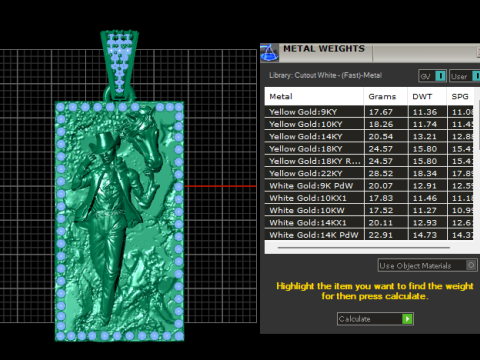 SQUAR MEN JOKER PENDANT Modello di stampa 3D