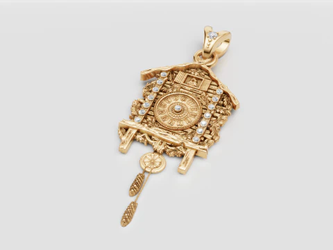 HOUSE PENDANT 3D Print Model