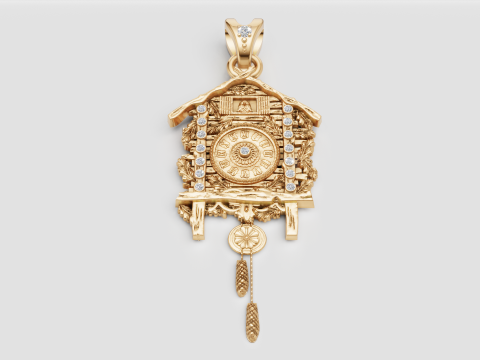 HOUSE PENDANT 3Dプリントモデル