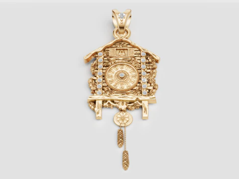 HOUSE PENDANT 3D Print Model