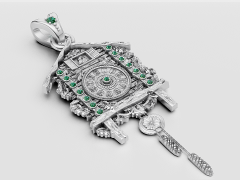 HOUSE PENDANT 3Dプリントモデル