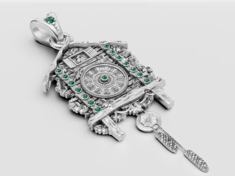 HOUSE PENDANT 3D Print Model