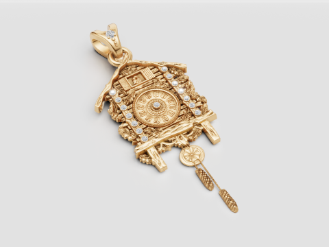 HOUSE PENDANT 3Dプリントモデル
