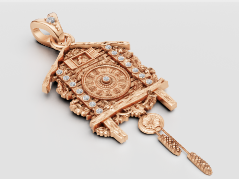 HOUSE PENDANT 3Dプリントモデル