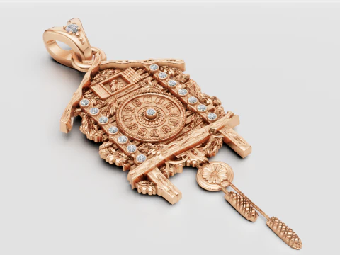 HOUSE PENDANT 3D Print Model