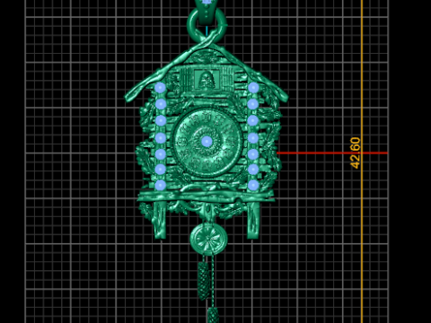 HOUSE PENDANT 3Dプリントモデル