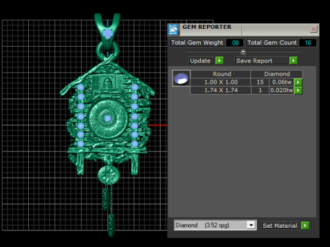 HOUSE PENDANT 3Dプリントモデル