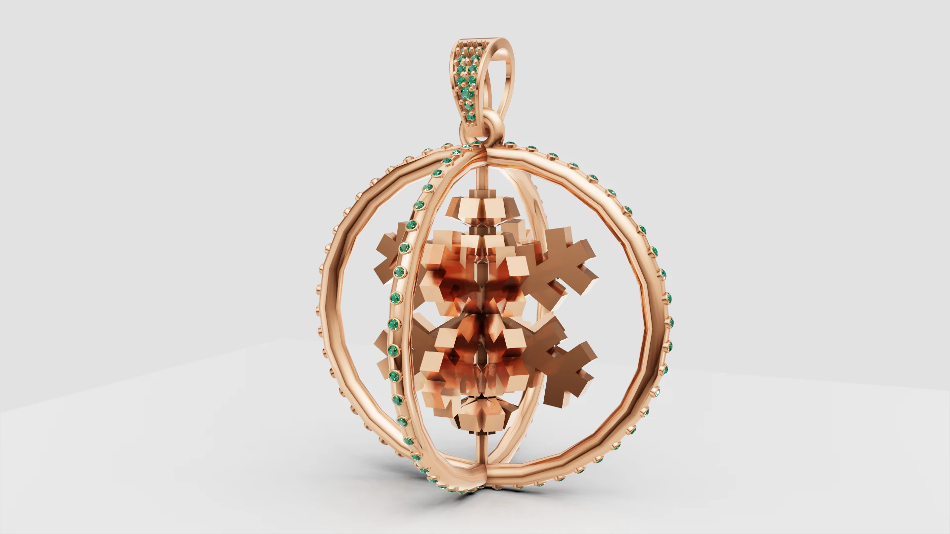 ROUND ENGEN PENDANT 3D Print Model .c4d .max .obj .3ds .fbx .stl .blend 