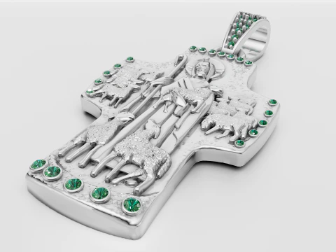 New Pendant Cross Russian 3D Print Model