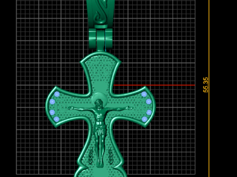 PLUS GOLD PENDANT 3D Druckmodell