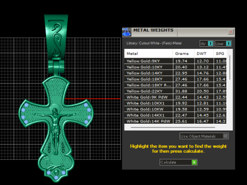 PLUS GOLD PENDANT 3D Druckmodell
