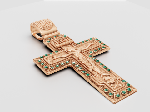 PLUS GOLD PENDANT 3D 打印模型