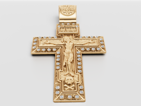 PLUS GOLD PENDANT 3Dプリントモデル