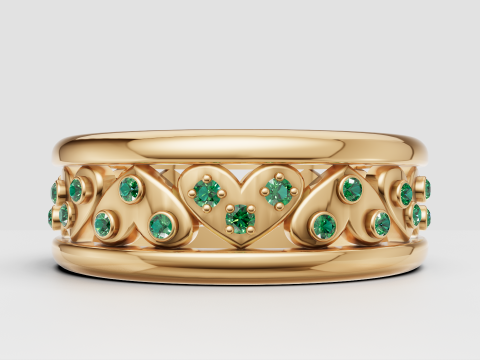 3D GOLD BRACSELET PENDANT 3D 打印模型