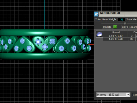 3D GOLD BRACSELET PENDANT 3D Print Model