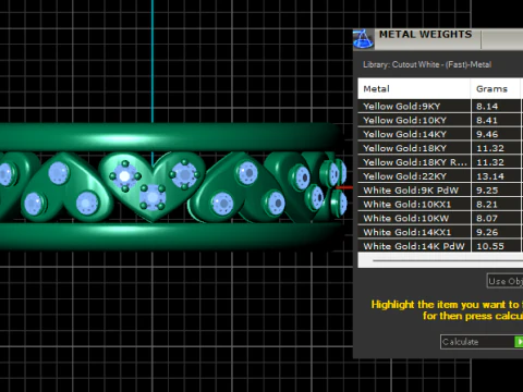 3D GOLD BRACSELET PENDANT 3D Print Model