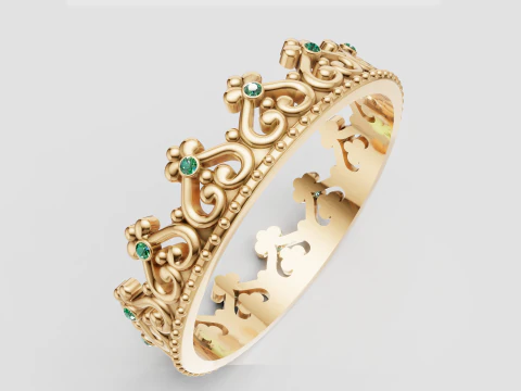 3D GOLD BRACSELET PENDANT 3D Print Model