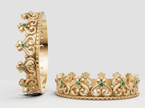 3D GOLD BRACSELET PENDANT 3D Print Model