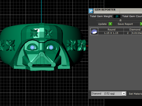 MONKEY FACES RING Model Cetak 3D