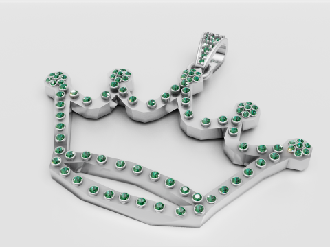KING TAJJ PENDANT Modello di stampa 3D