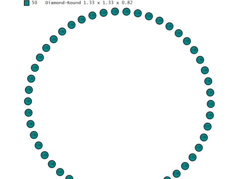 ROUND MOON PENDANT 3D Druckmodell