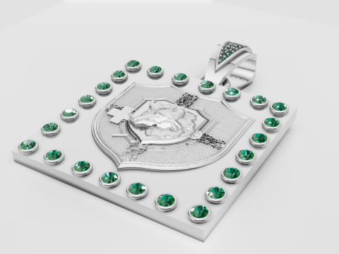 SQUAR LOGO PENDANT Modello di stampa 3D