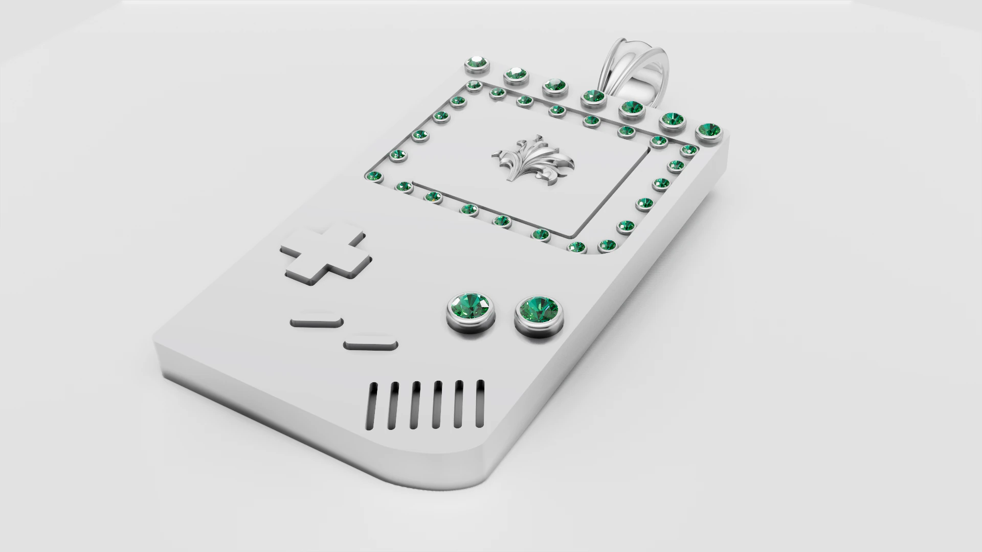 SQUAR PENDANT 3D Print Model .c4d .max .obj .3ds .fbx .stl .blend 