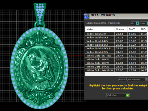 ROUND MEN HOURS PENDANT 3D Принт Модель