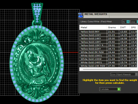 ROUND MEN HOURS PENDANT 3D Print Model