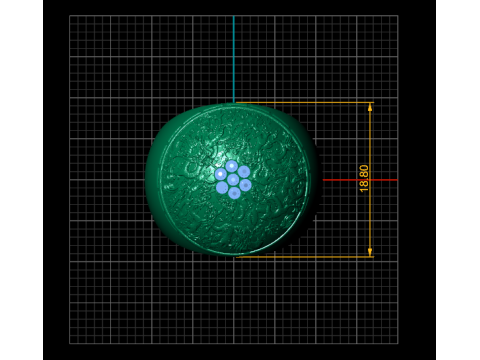 3D GOLD RING Model Cetak 3D