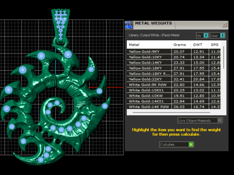 3D GOLD PENDANT 3D Принт Модель