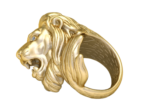 LION FACES PENDANT 3D 打印模型