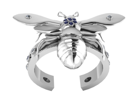 BUTTERFLY GOLD PENDANT Model Cetak 3D