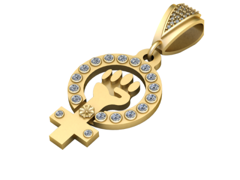 3D GOLD PENDANT 3D 打印模型