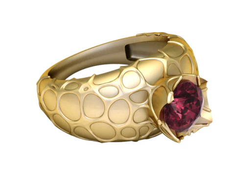 3D GOLD RING 3D Print Model