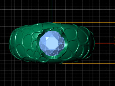 3D GOLD RING Modèles 3D en vedette