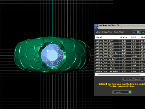 3D GOLD RING 3D Print Model