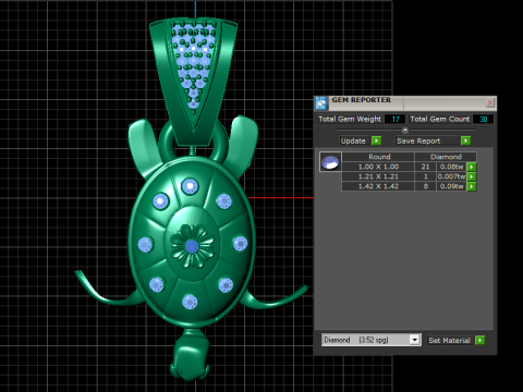 TATTLE PENDANT Modello di stampa 3D