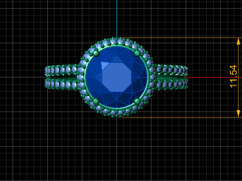 3D GOLD RING 3D Printable Model 3D Print Model