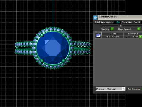 3D GOLD RING 3D Printable Model 3D Print Model