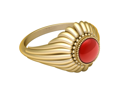 3D GOLD RING 3D Print Model