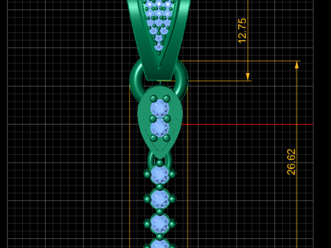 3D GOLD PENDANT 3D Druckmodell