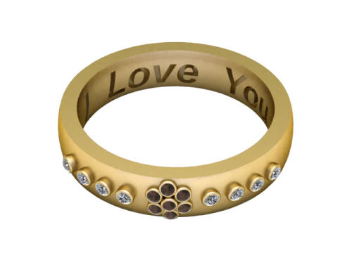 3D GOLD BRACLETS PENDANT 3D Print Model