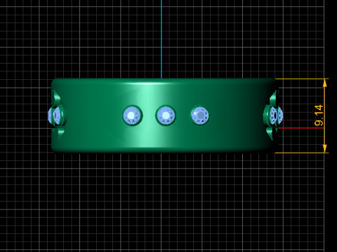 3D GOLD BRACSELET PENDANT 3D Print Model
