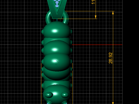 INSERT GOLD PENDANT 3D Принт Модель